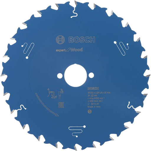 Bosch list kružne testere Expert for Wood 200 x 30 x 2,8 mm, 24 - 2608644051