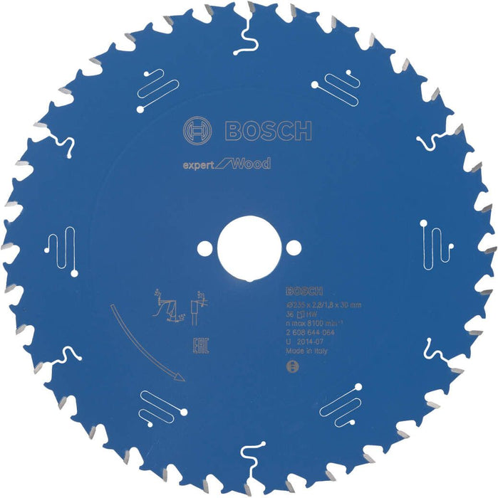 Bosch list kružne testere Expert for Wood 235 x 30 x 2,8 mm, 36 - 2608644064