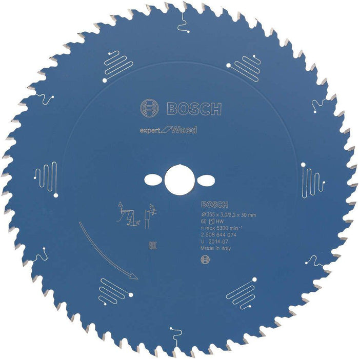 Bosch list kružne testere Expert for Wood 355 x 30 x 3,0 mm, 60 - 2608644074