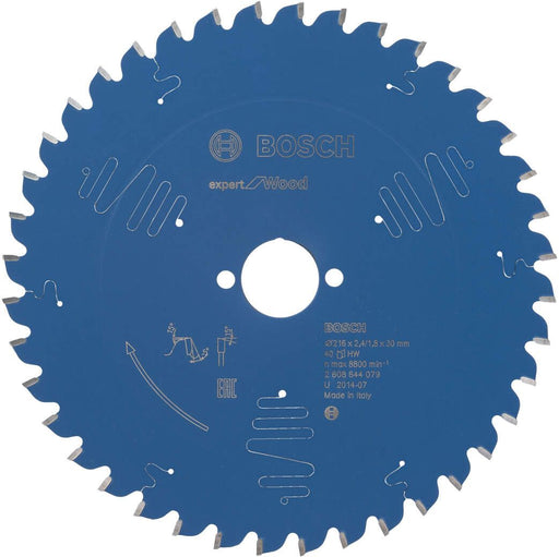 Bosch list kružne testere Expert for Wood 216 x 30 x 2,4 mm, 40 - 2608644079