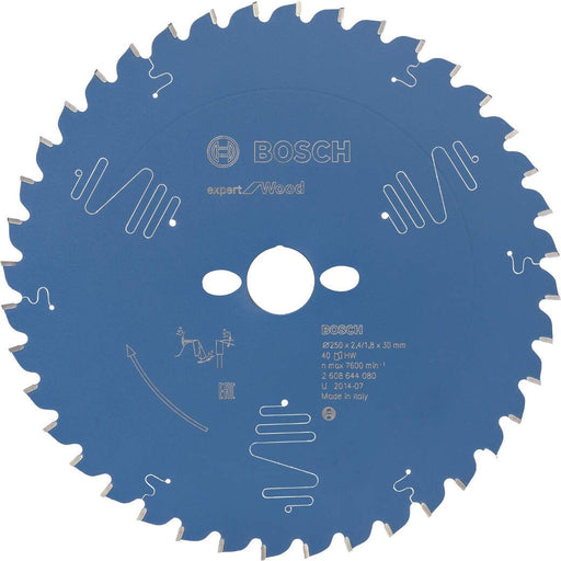 Bosch list kružne testere Expert for Wood 250 x 30 x 2,4 mm, 40 - 2608644080