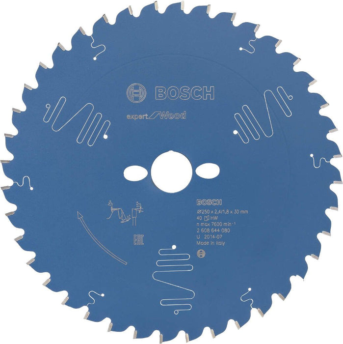 Bosch list kružne testere Expert for Wood 250 x 30 x 2,4 mm, 40 - 2608644080