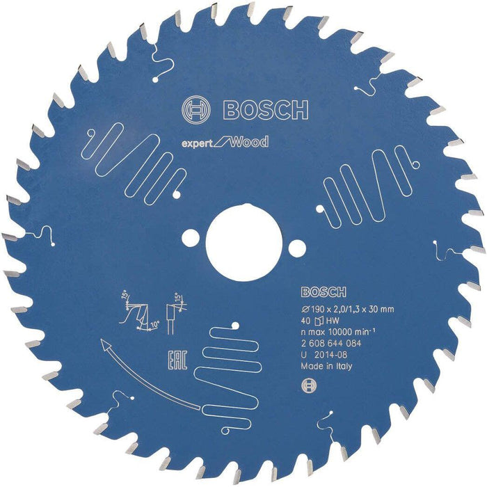Bosch list kružne testere Expert for Wood 190 x 30 x 2,0 mm, 40 - 2608644084