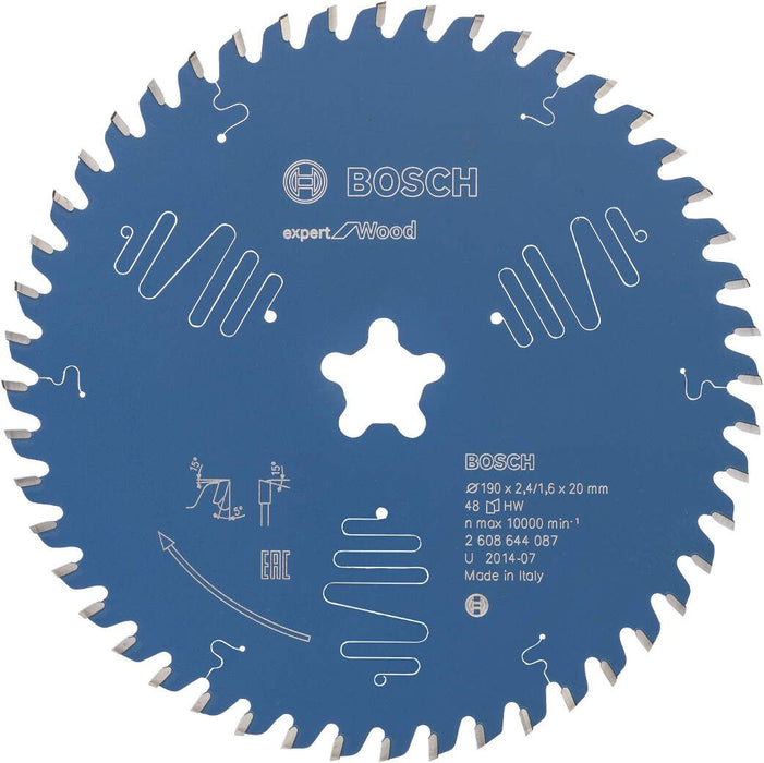 Bosch list kružne testere Expert for Wood 190 x 2,4 mm, 48 - 2608644087