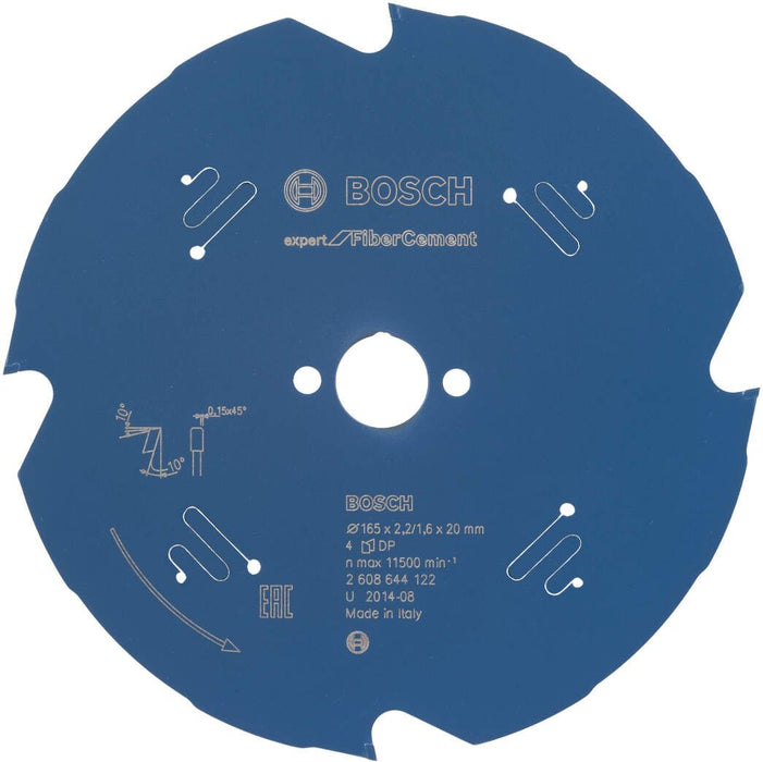 Bosch list kružne testere Expert for Fiber Cement 165 x 20 x 2,2 mm, 4 - 2608644122
