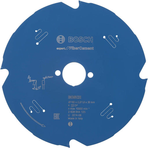 Bosch list kružne testere Expert for Fiber Cement 190 x 30 x 2,2 mm, 4 - 2608644125