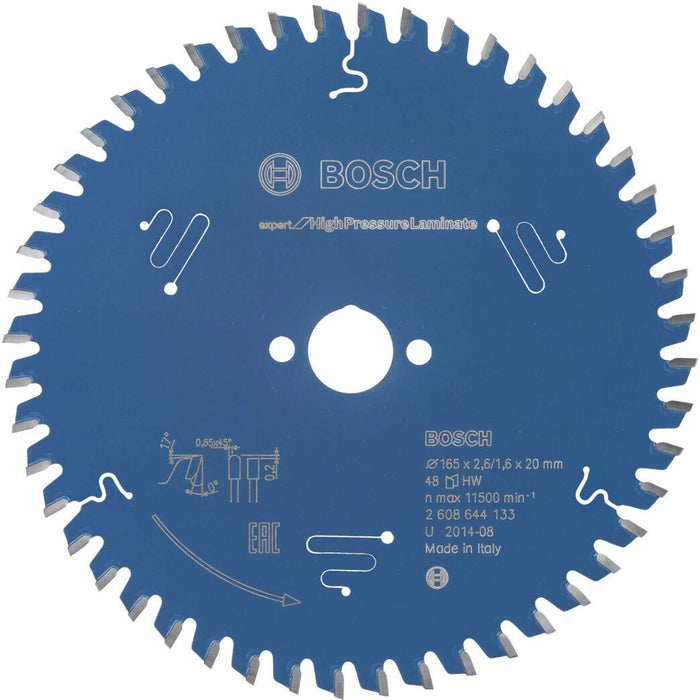 Bosch list kružne testere Expert for High Pressure Laminate 165 x 20 x 2,6 mm, 48 - 2608644133