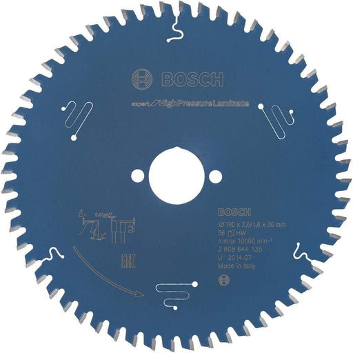 Bosch list kružne testere Expert for High Pressure Laminate 190 x 30 x 2,6 mm, 56 - 2608644135