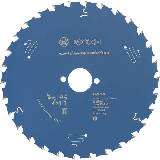 Bosch list kružne testere Expert for Construct Wood 200 x 30 x 2,0 mm, 30 - 2608644140