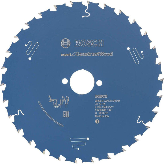 Bosch list kružne testere Expert for Construct Wood 200 x 30 x 2,0 mm, 30 - 2608644140