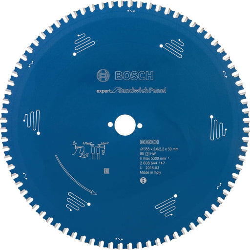 Bosch list kružne testere Expert for Sandwich Panel 355 x 30 x 2,6 mm, 80 [2608644147]