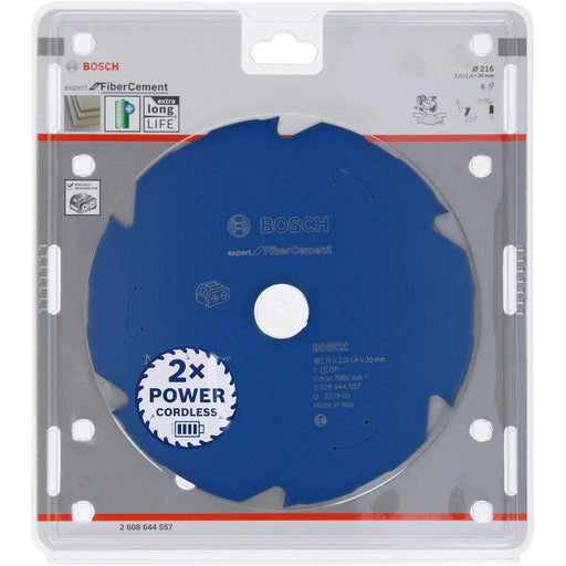 Expert for Fibre Cement list kružne testere za akumulatorske testere 216x2,0x30 T6