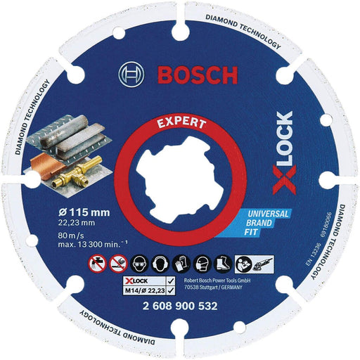 Bosch X-LOCK 115mm dijamantska ploča za sečenje metala Best for Metal - 2608900532