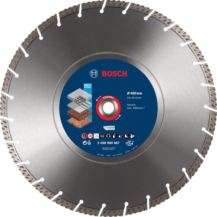 Bosch EXPERT MultiMaterial dijamantska rezna ploča od 400 x 20/25,40 x 3,3 x 12 mm - 2608900667