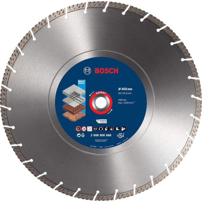 Bosch EXPERT MultiMaterial dijamantska rezna ploča od 450 x 25,40 x 3,3 x 12 mm - 2608900668