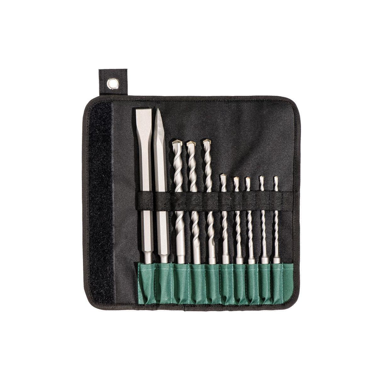 10-delni SDS-plus set burgija, dleto i špic Metabo (630824000)-SBT Alati Beograd