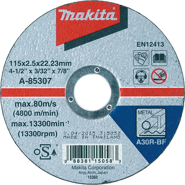 Brusni disk za odsecanje Makita A-85307