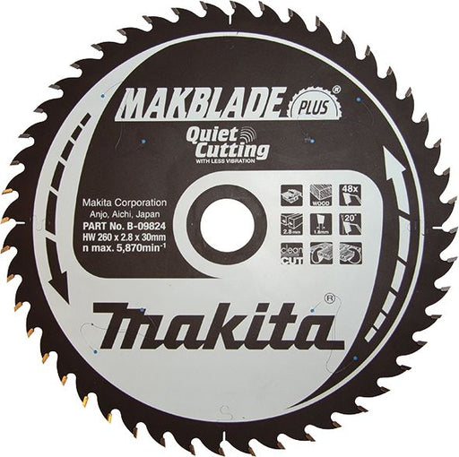 List za testeru od tvrdog metala, MAKBlade Plus, sa 48 zubaca Makita B-09824