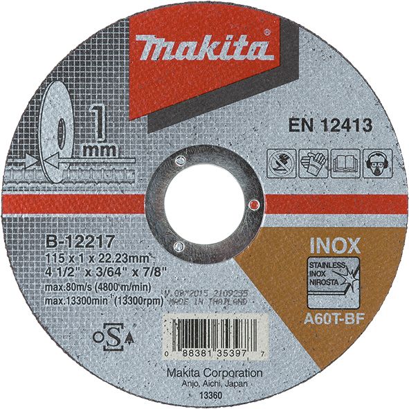 Tanak disk za odsecanje Makita B-12267