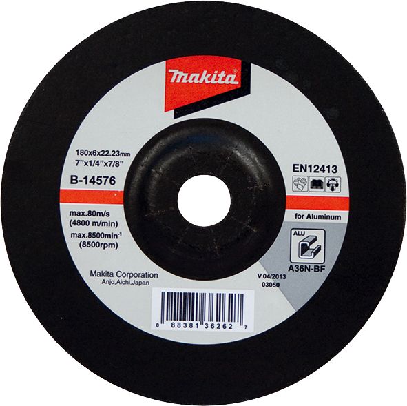 Brusni disk sa presovanim centrom Makita B-14560