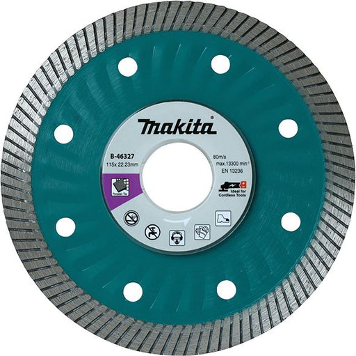 Diamond Wheel (Wave) For Tile Dry 115x22,23mm Makita B-46327