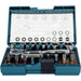 Makita Ratelschroevendraaier met bits (8-in-1, links/rechtsloop, torx, kruis, plat) E-10942, groen Makita Ratelschroevendraaier met bits (8-in-1, links/rechtsloop, torx, kruis, plat) E-10942, groen