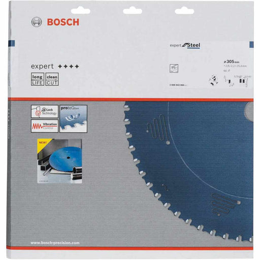 Bosch list kružne testere Expert for Steel 305 x 25,4 x 2,6 mm, 60 zuba (2608643060)-SBT Alati Beograd
