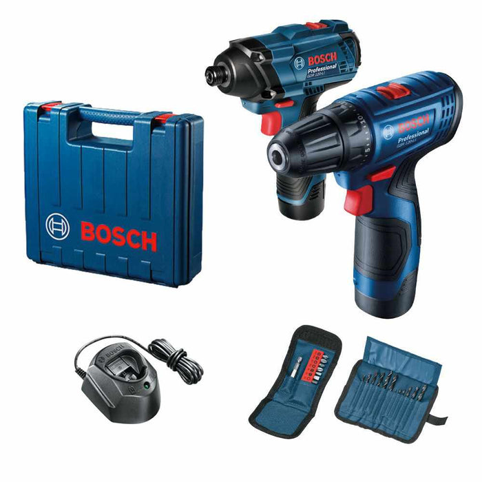 Bosch set aku alata: GSR 120-Li + GDR 120-LI + GAL 12V-20 u koferu (06019G8023)-SBT Alati Beograd
