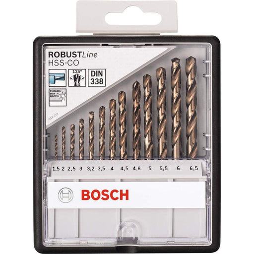 Burgije za metal SET HSS-Co Bosch - od 1,5mm - do 6,5 mm (2607019926)-SBT Alati Beograd