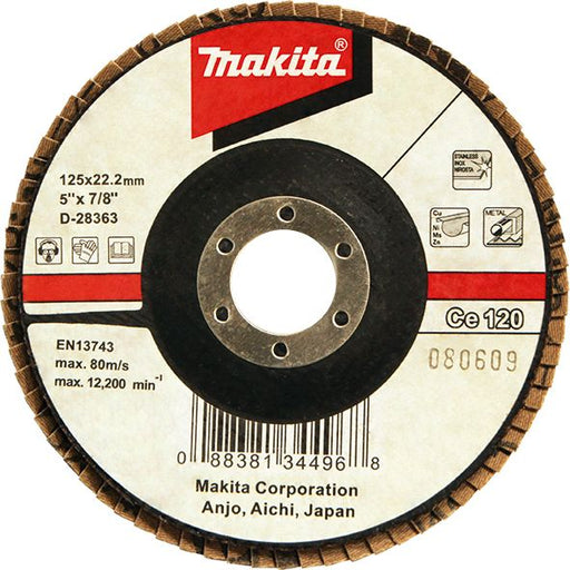 Flap Disc Fiberglass backing/Angled Makita D-28341