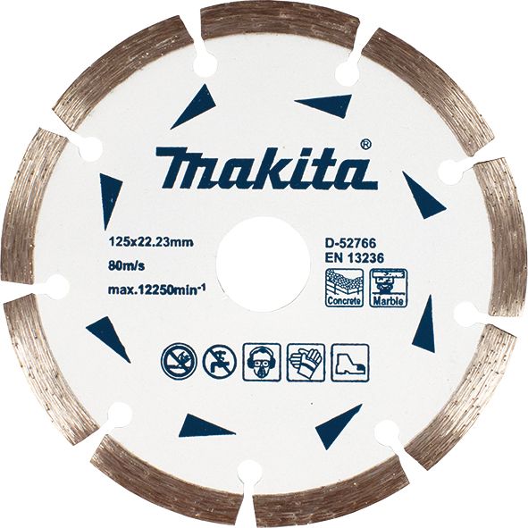 Diamond wheel seg. Concrete, marble 125x7x22,23mm Makita D-52766