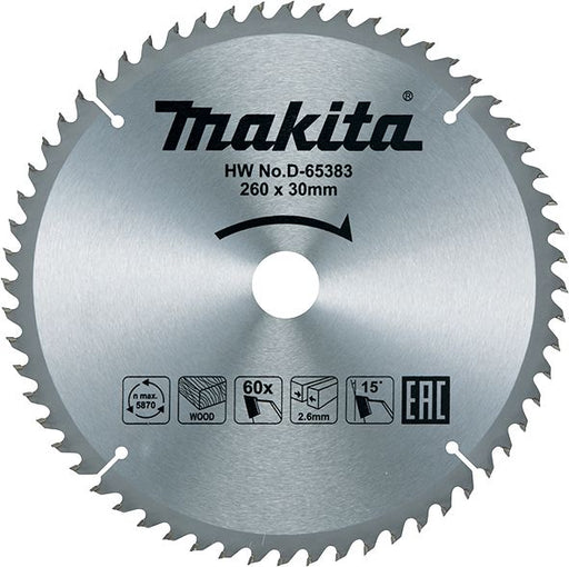 T.C.T.SAW BLADE 190MM Makita D-65383