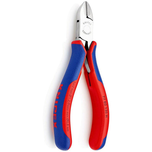 Knipex precizne kose sečice za elektroniku sa umetnutom oštricom od tvrdog metala 135mm (77 02 135 H)