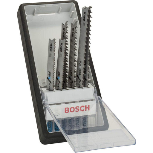 Bosch 6-delni Robust Line set listova ubodne testere Progressor T-prihvat T 123 X (2x); T 234 X (2x); T 345 XF (2x)