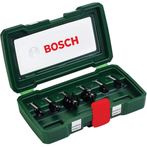 Bosch 6-delni set TC "vidija" glodala 8 mm prihvat (2607019463)