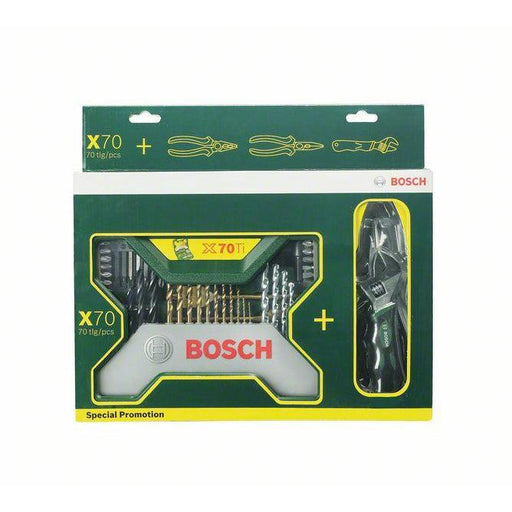 Bosch 73-delni X-Line set kofera sa priborom i kleštima (2607017197)