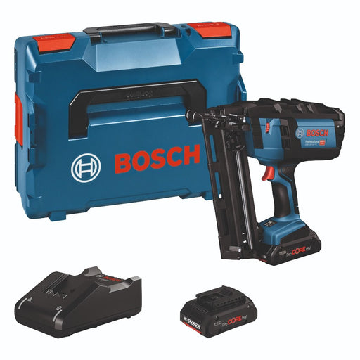 Bosch akumulatorski pištolj za eksere GNH 18V-64 M Professional 18V;  2 x ProCORE 18V 4,0 Ah + L-Boxx kofer (0601481003)