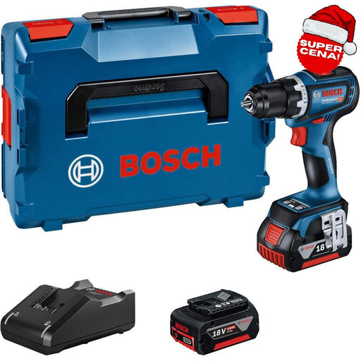 Bosch GSR 18V-90 C akumulatorska bušilica/odvrtač; 2x4,0 Ah + L-Boxx kofer (06019K6003)