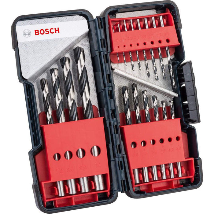 Bosch HSS spiralna burgija PointTeQ 18-delni ToughBox Set (2608577350)