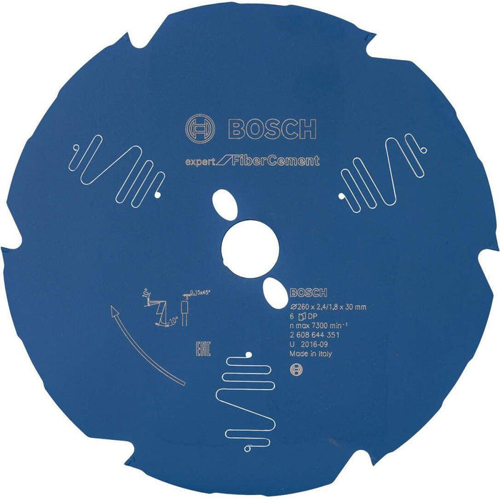 Bosch list kružne testere Expert for Fiber Cement B 260x30x2,4-6 (2608644351)