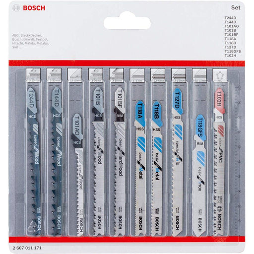 Bosch list ubodne testere set 10 komada All in One - 2607011171