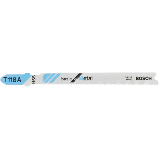 Bosch list ubodne testere T 118 A Basic for Metal - pakovanje 5 komada - 2608631013