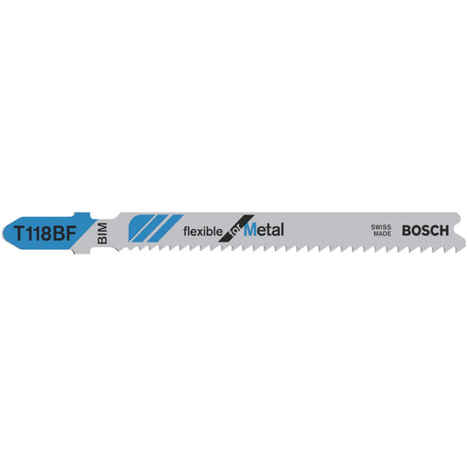 Bosch list ubodne testere T 118 BF Flexible for Metal - pakovanje 5 komada - 2608634503