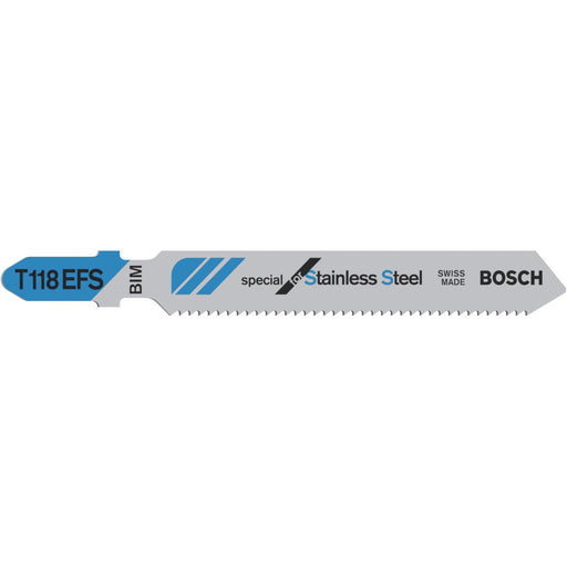 Bosch list ubodne testere T 118 EFS Basic for Inox - pakovanje 3 komada - 2608636499