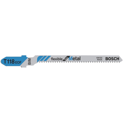 Bosch list ubodne testere T 118 EOF Flexible for Metal - pakovanje 3 komada - 2608636231