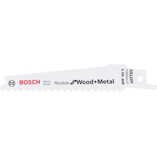 Bosch list univerzalne testere S 511 DF Flexible for Wood and Metal - pakovanje 5 komada - 2608657723