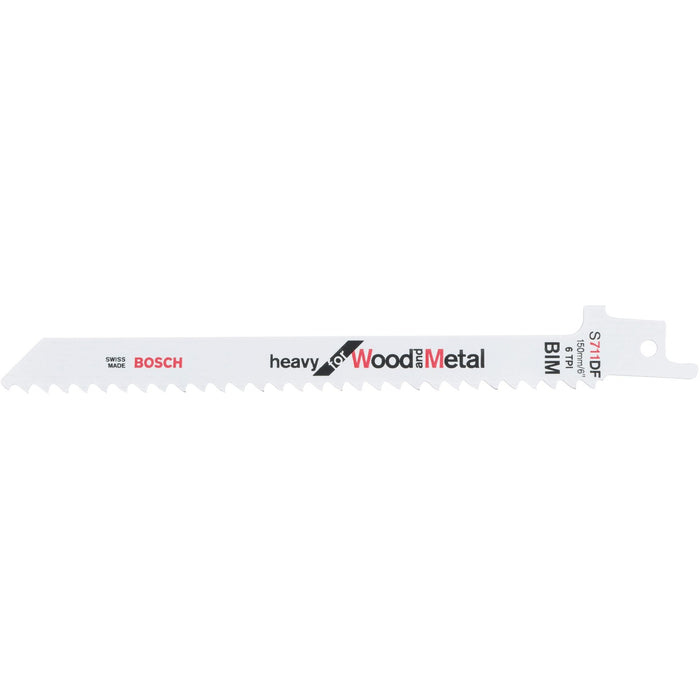 Bosch list univerzalne testere S 711 DF Heavy for Wood and Metal - pakovanje 2 komada - 2608656272