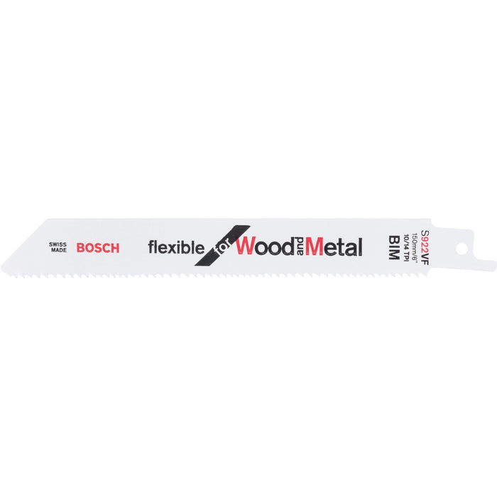 Bosch list univerzalne testere S 922 VF Flexible for Wood and Metal - pakovanje 25 komada - 2608657558