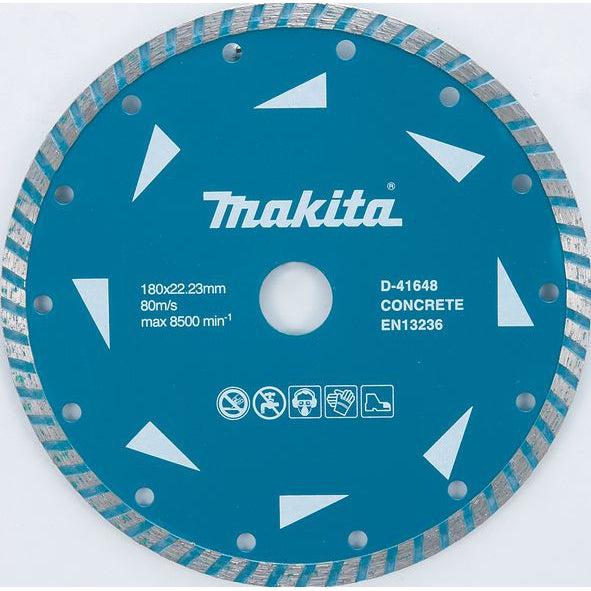 Diamond wheel corrugated 180mmx22.23mm Makita D-41648