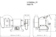 Dvostrano tocilo Metabo TNS 175; 500W; 175mm (611750000)-SBT Alati Beograd